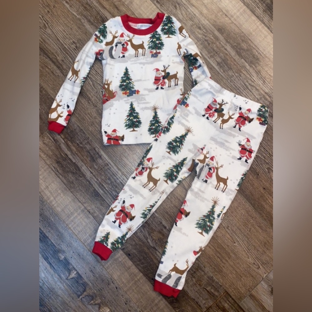 Pottery barn santa pajamas